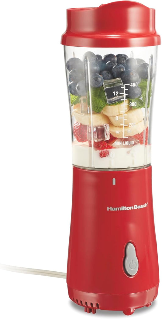 Hamilton Beach Portable Blender for Shakes - Powerful Performance