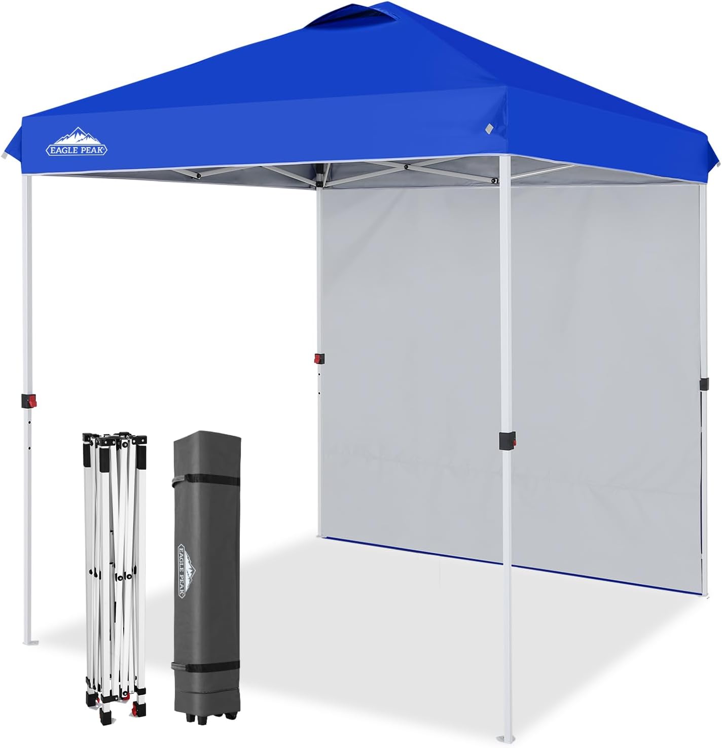 EAGLE PEAK Pop Up Canopy Tent with Sidewall for Easy Setup