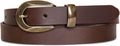 Women's Leather Belt by Lucky Brand - Classic Chocolate Finish