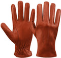 Mens Luxury Nappa Lambskin Leather Gloves Cashmere Lining - Timeless