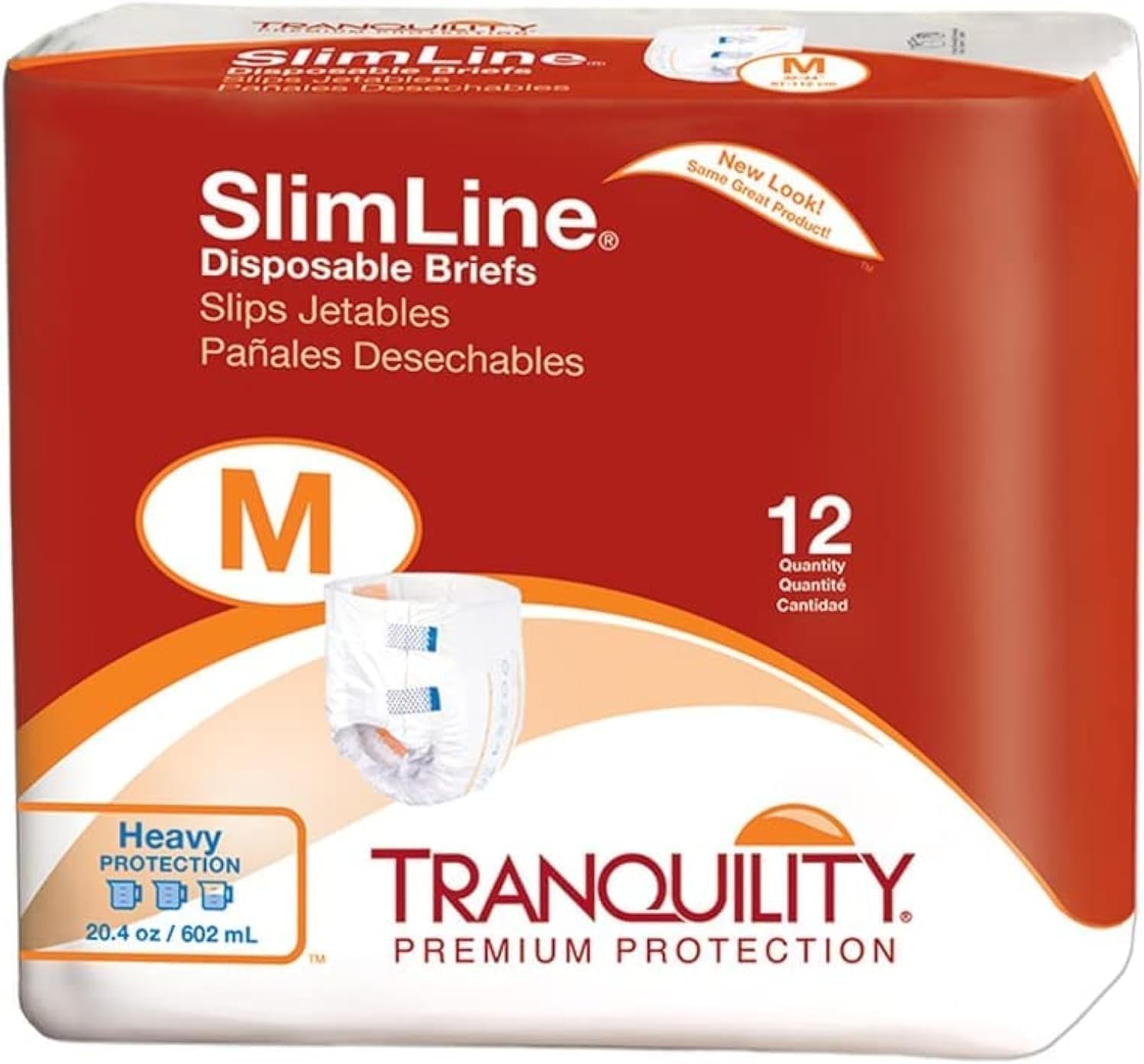 Tranquility Slimline Original Adult Disposable Briefs for Comfort