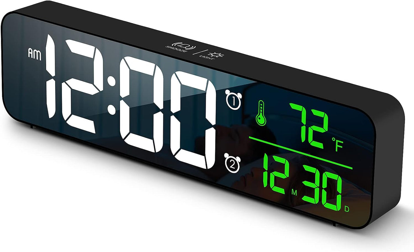 Automatic Brightness Dimmer LED Wall Clock
