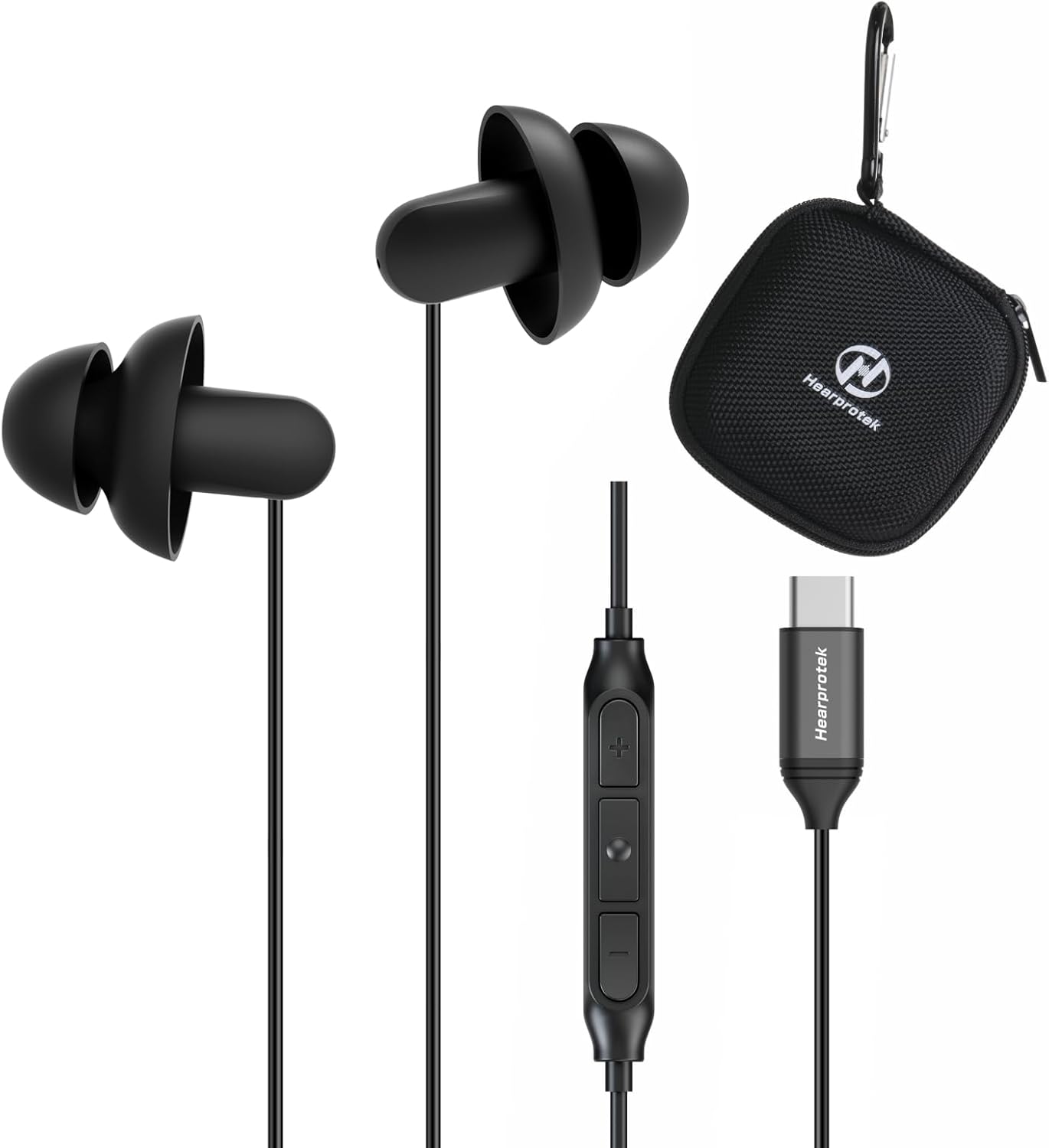 Silicone Sleep Earbuds by Hearprotek