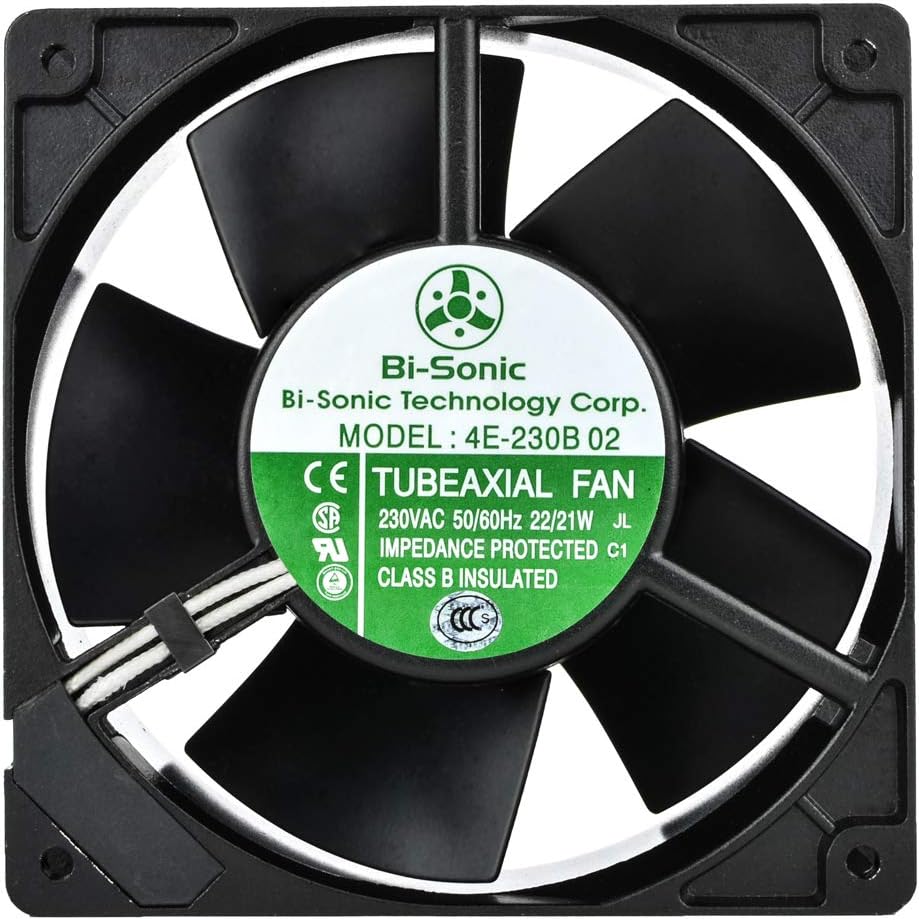 AC Axial Fan 4E-230BW: High Wind, Low Noise Cooling Solution
