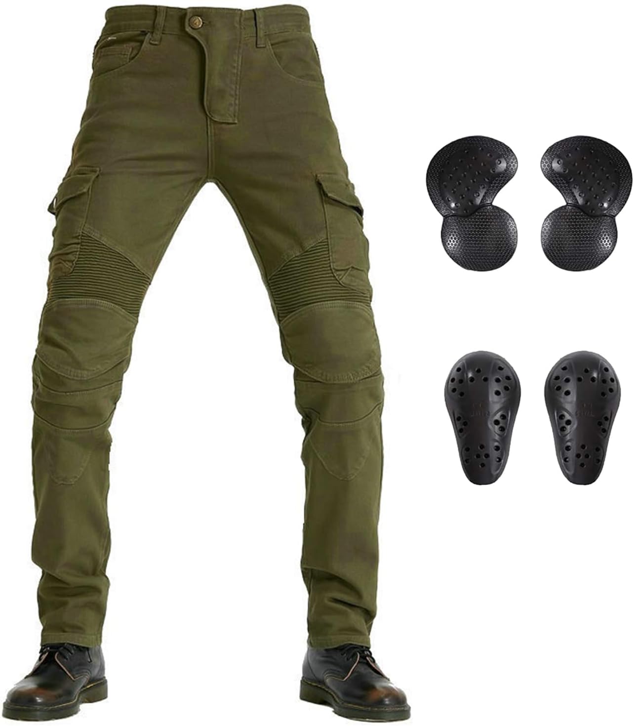 LOMENG Motorcycle Riding Jeans with CE Armor for Men Comfort