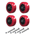 5in x 2in Caster Wheels Polyurethane on Polyolefin Core - Heavy Duty