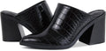 Pointed Toe Heeled Mules - Comfortable Backless Chunky Block Heels