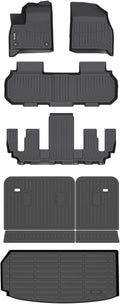 AIPOIL Floor Mats & Cargo Liner Set for Buick Enclave, GMC Acadia