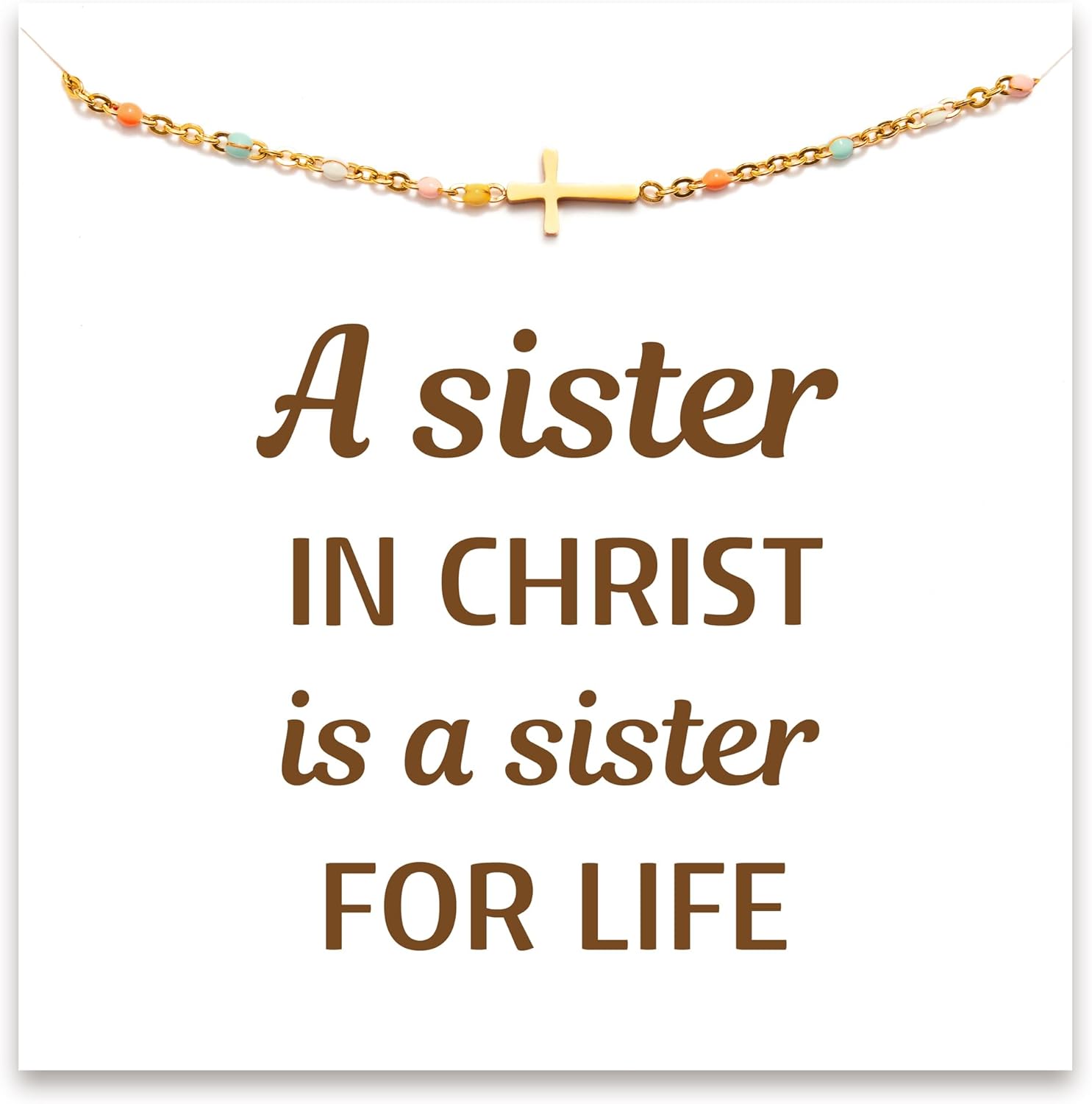STORYJEWELLERY Cross Bracelet for Women - Perfect Christian Gift