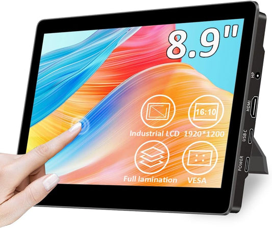 High-Res Touch Monitor | 450Nits | HDMI/USB-C | Magedok