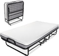 Milliard Deluxe Diplomat Twin Folding Bed with Mattress - Portable
