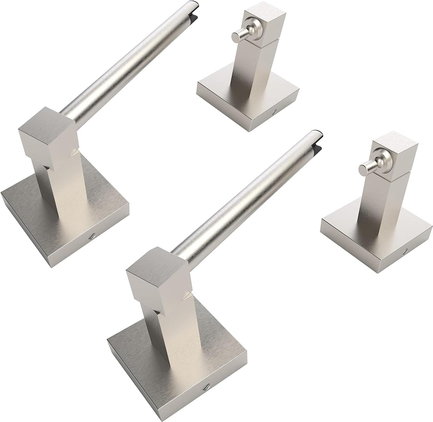 Ruacq Toilet Paper Holder Brushed Nickel for Modern Bathrooms