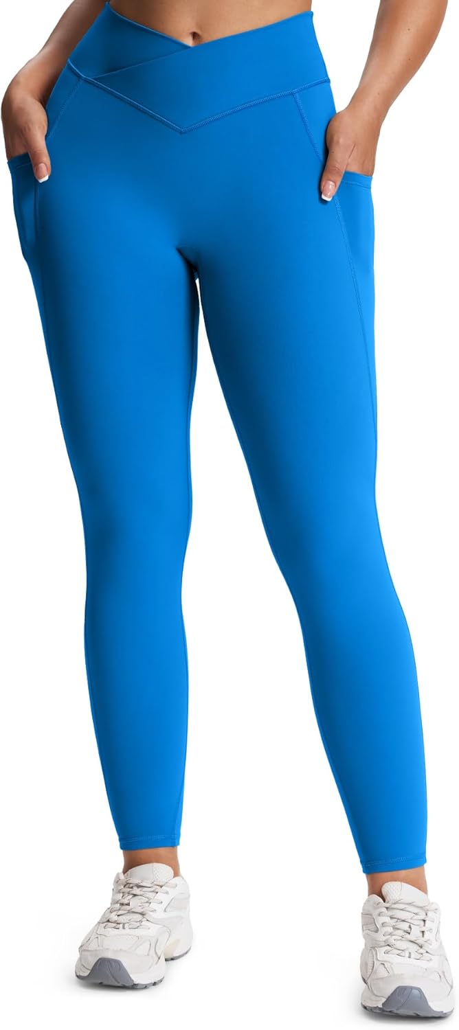 Aoxjox Trinity High Waisted Yoga Pants with Pockets for Women