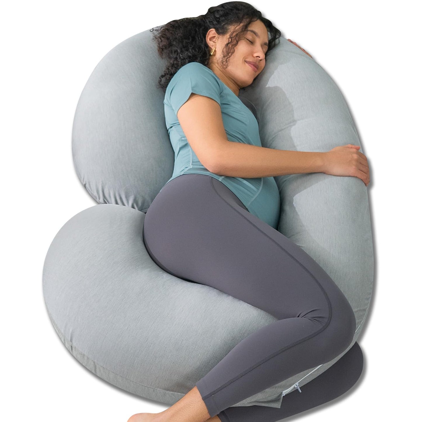 INSEN Cooling Pregnancy Pillow for Ultimate Comfort and Support