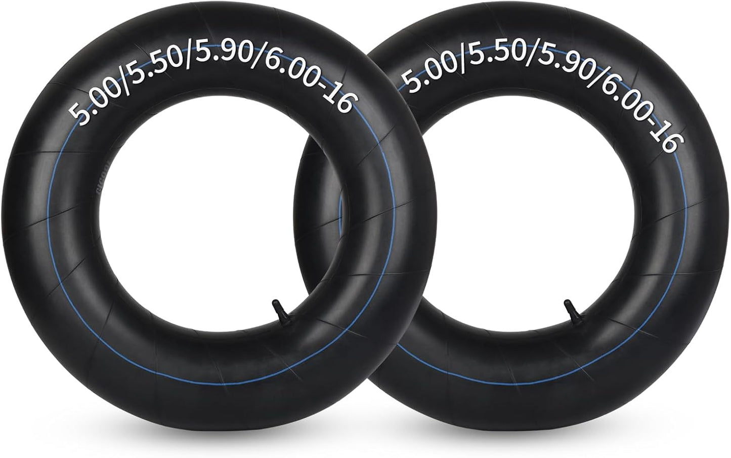5.00/5.50/5.90/6.00-16 Heavy-Duty Butyl Inner Tubes, 2 Pack