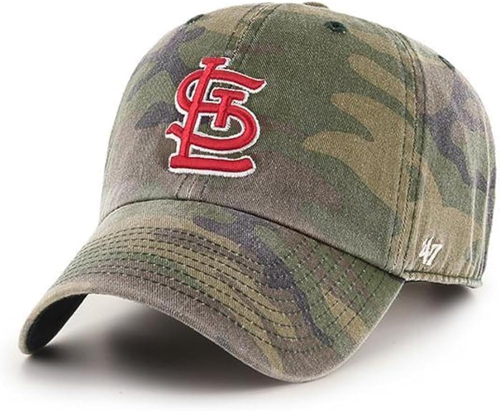 47 MLB Unisex-Adult Camo Clean Up Adjustable Hat for Fans