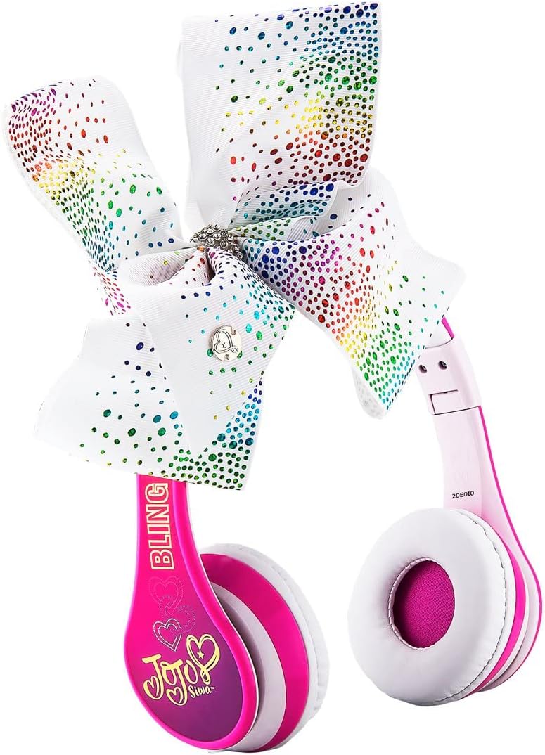Kid-Friendly Bluetooth Headphones w/ Mic & Detachable Cord