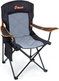 EMERIT Oversized Padded Camping Chair - Heavy Duty Comfort