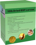 All Natural Dried BSF Larvae for Chickens - High Protein Poultry Feed