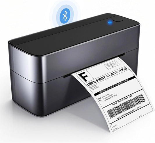 Wireless Shipping Label Printer - Compatible with Multiple Devices