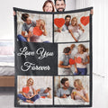 Custom Photo Blanket - Soft Sherpa Fleece for Personalized Gifts