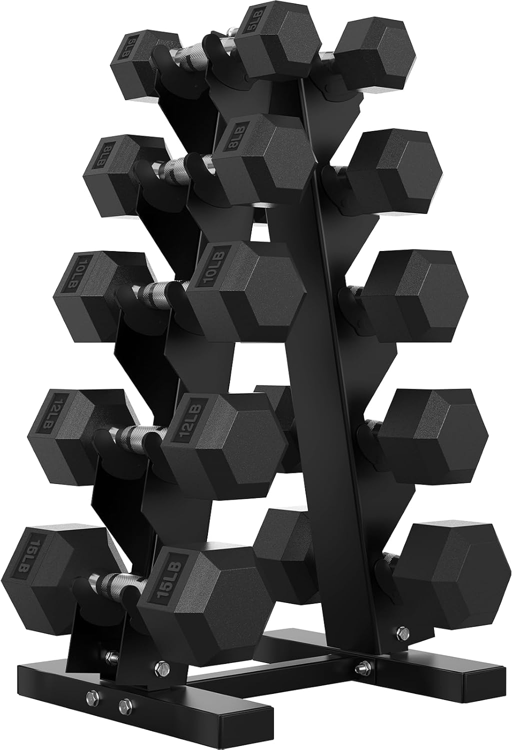 Hex Dumbbell Sets with Rack for Ultimate Strength Training