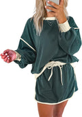 Ecosunny 2 Piece Tracksuit Skort Set for Women - Comfortable Everyday