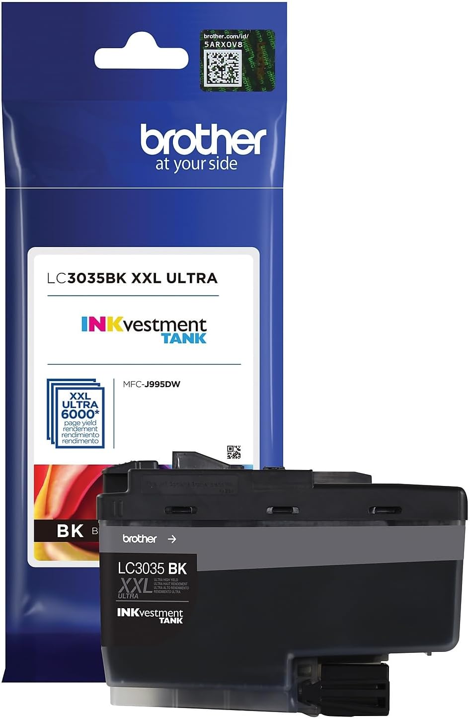 Brother Genuine LC3035BK Ultra High-Yield Black Ink Cartridge