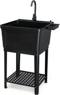 VINGLI 21-Gallon Utility Sink Laundry Tub - Durable Freestanding Sink