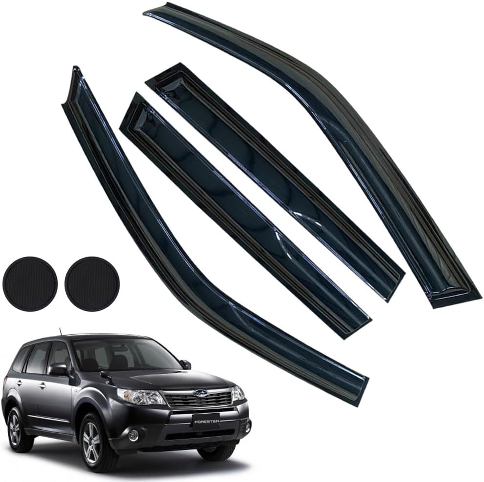 Rain Guards for Subaru Forester 2009-2013 - Durable Window Deflectors