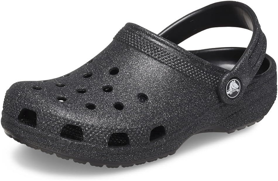 Crocs Kids Classic Glitter Clog for Sparkly Fun and Comfort