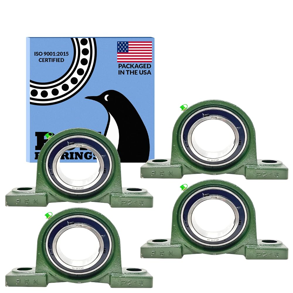 PGN UCP215-48 Pillow Block Bearings - Durable Chrome Steel Design