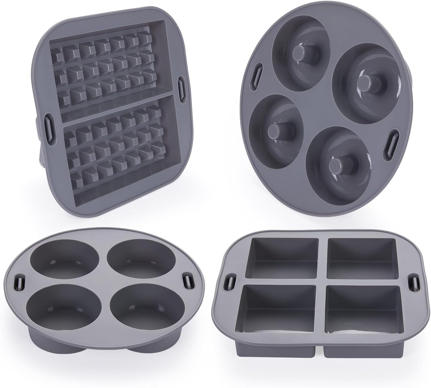 EM Silicone Air Fryer Liners Set - Reusable & Versatile Molds