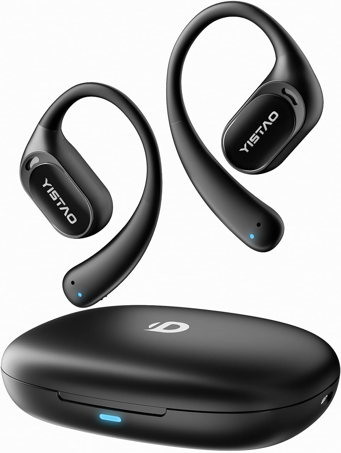 Yistao Open Ear Sports Earbuds - 35 Hr Playtime, Air Conduction, IPX6