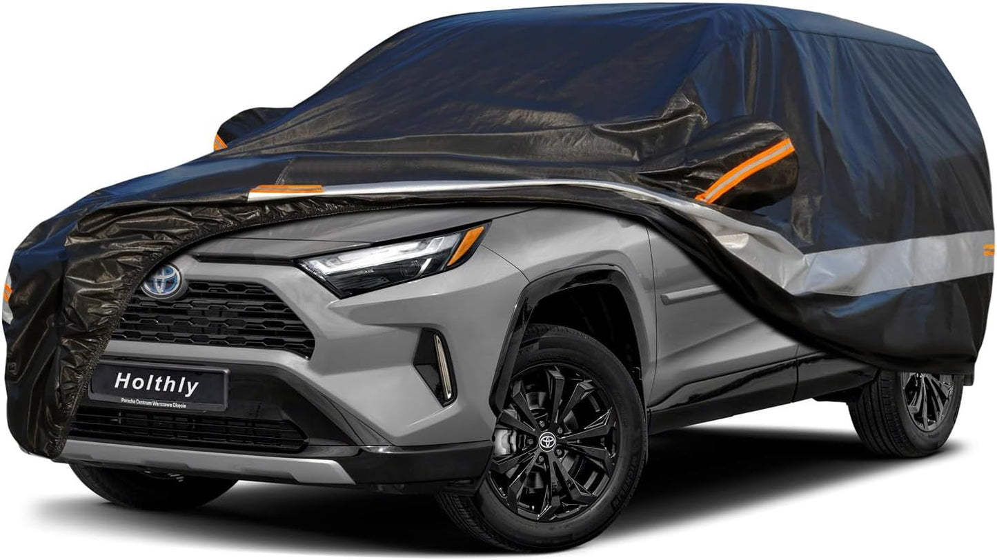 10 Layers SUV Car Cover Custom Fit for Toyota RAV4 Waterproof