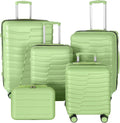 5-Piece Luggage Set Lightweight ABS+PC Hard Shell - Family Ready
