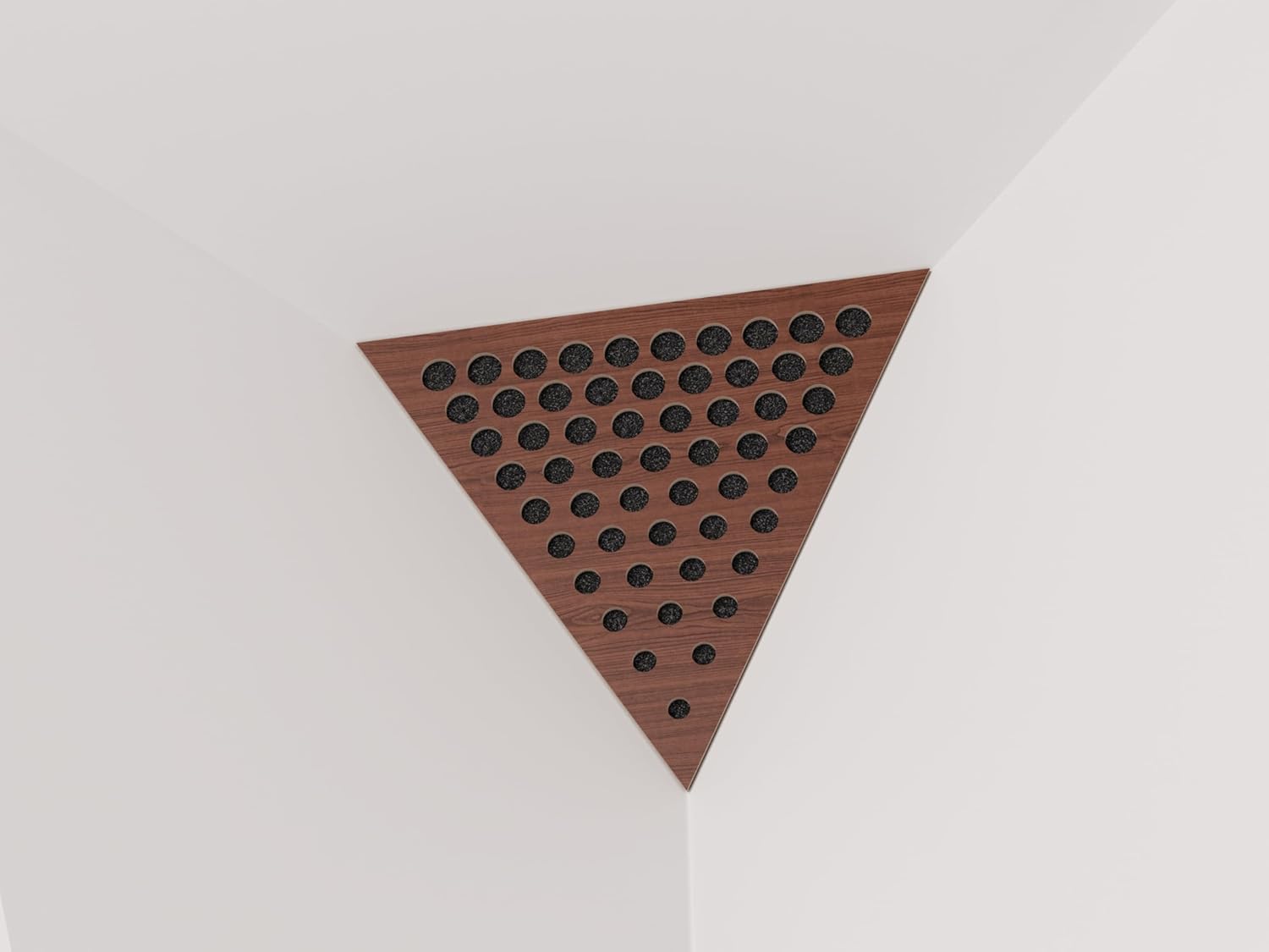 Sound Absorption-Diffuse Ceiling Corner Bass Trap Triangle Foam