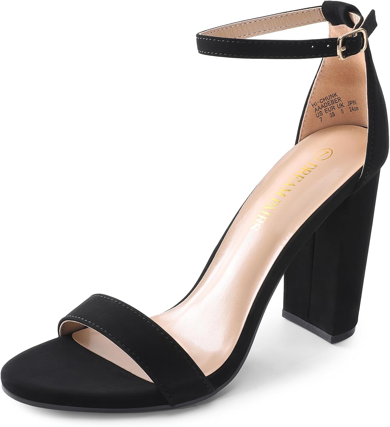 DREAM PAIRS Women's Hi-Chunk High Heel Pump Sandals Review