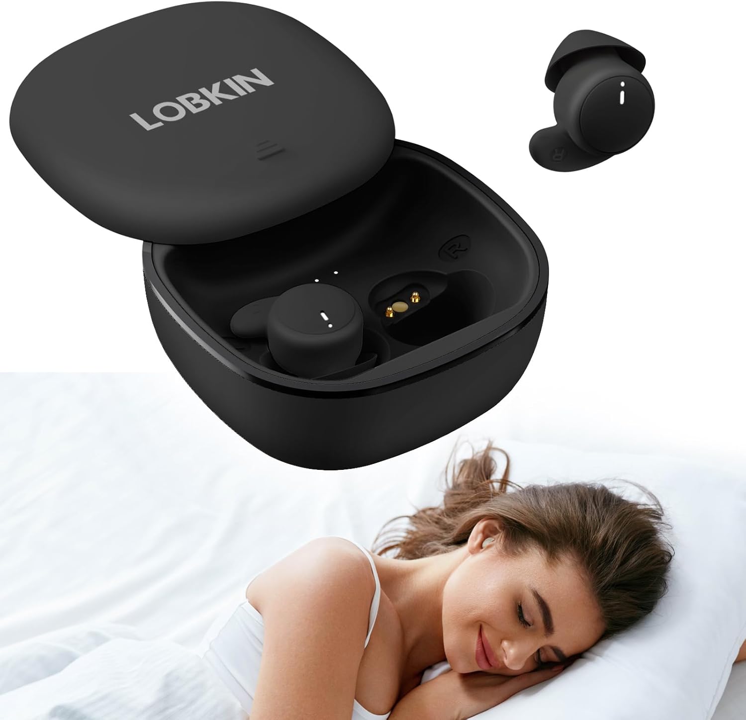 LOBKIN Sleep Headphones for Side Sleepers - Wireless Comfort