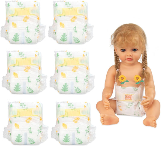 Reusable Diapers Set for 18-22 Inch Reborn Dolls by Babyfere