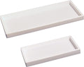 Countertop and Vanity Tray Set - 2 PC Silicone Trays for Counter
