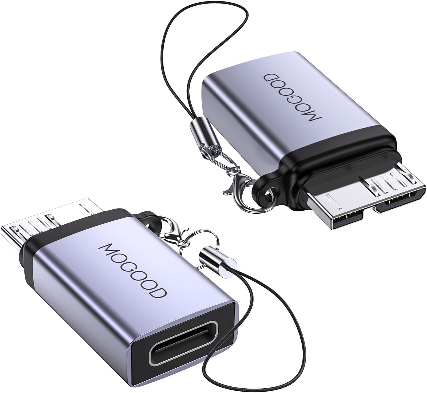 MOGOOD USB C Adapter - Fast Data Transfer, Universal Compatibility - Portable