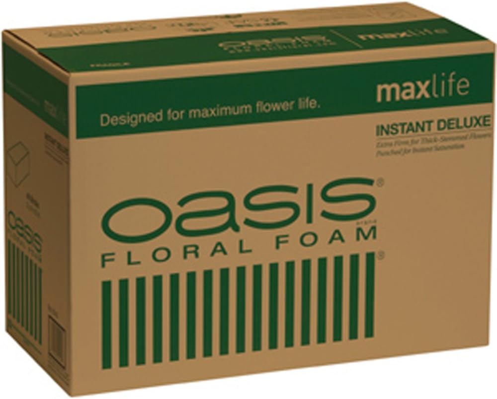 Oasis Instant Deluxe Floral Foam Bricks for Flower Arranging