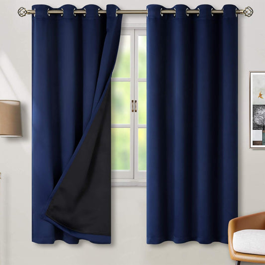 BGment Thermal Insulated Blackout Curtains for Bedroom Privacy