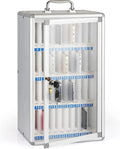 Loghot Aluminum Alloy Pocket Chart Cell Phones Storage Cabinet - 36