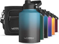 1 Gallon Water Bottle Insulated 128oz - Keeps Drinks Cold 48 Hrs