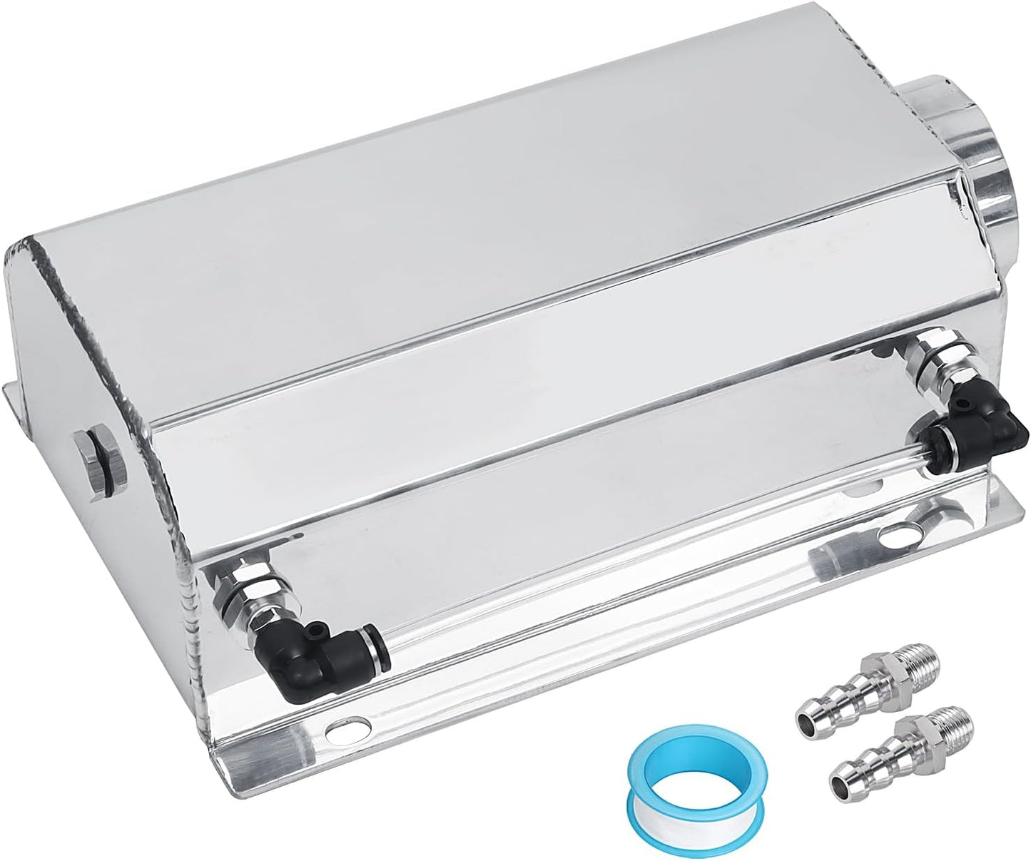 LokoCar Universal 2L Aluminum Coolant Radiator Overflow Tank