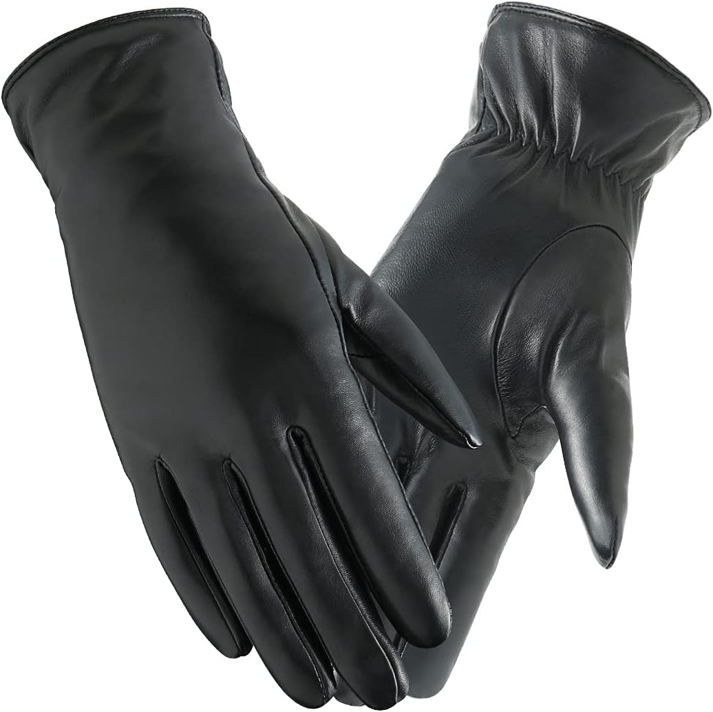 Soft Sheepskin Touchscreen Gloves for Women