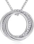 Birthday Gifts for Women Sterling Silver 40th Necklace - Four