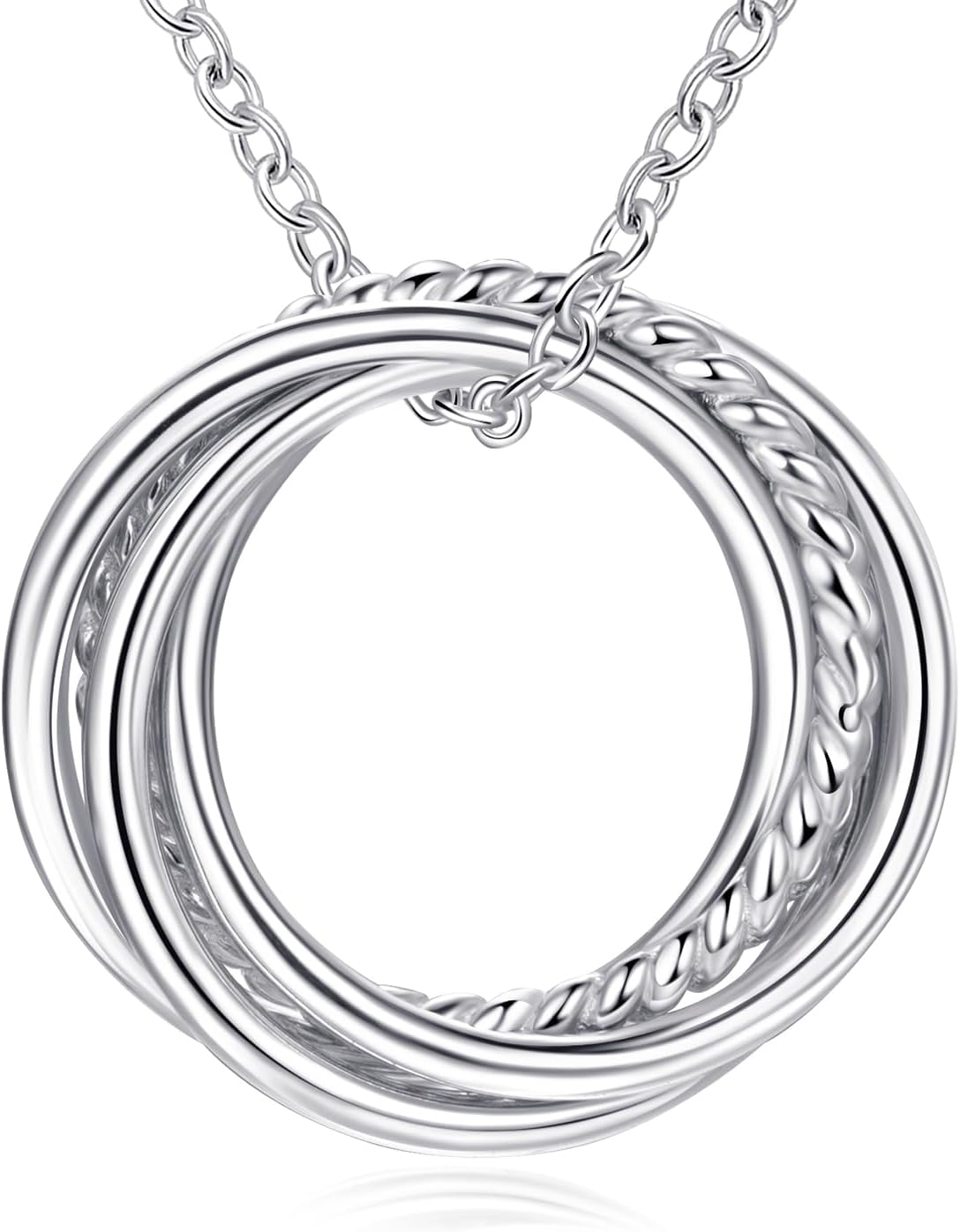 Elegant 40th Birthday Necklace Gift for Women - Sterling Silver